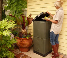 Aerobin 200 No-Turn Insulated Composter, 55-Gallon, Green