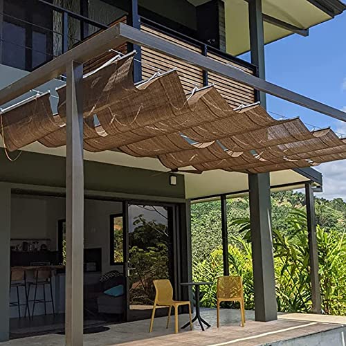 Waterproof Shade sail Waterproof Sun Shade Sail 4.92x33ft Removable Shade Cloth with 95% UV Block Mesh Tarp for Garden Party Patio Furniture Includes Hardware for Easy Installation