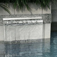 Dijateman Stainless Steel Water Fountain Kit, Pool Waterfall Fountain