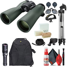 SWAROVSKI OPTIK 8x42 NL Pure Binoculars Bundle with Forehead Rest, Tripod, Backpack, Adapter, Flashlight, and Cleaning Kit