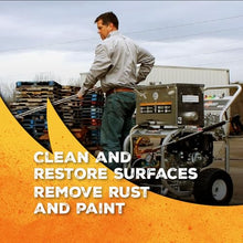 Typhoon Sandblaster + Pressure Washer Combo I Dustless, Water Based, Portable Sandblasting I Remove Rust, Paint, Graffiti, Oil I 4000 PSI I Abrasive, Media, Sand Blaster I Patented