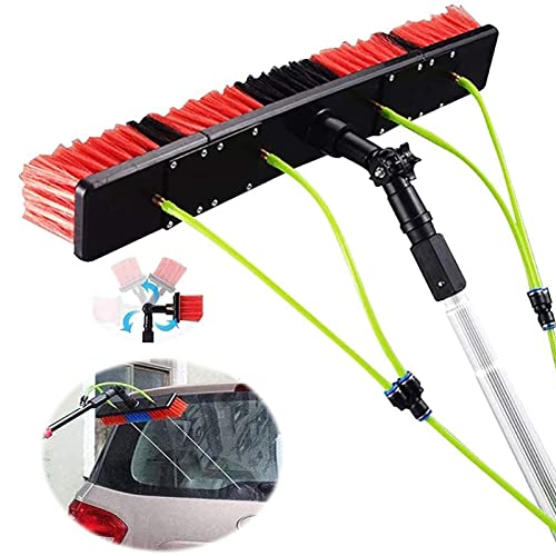 Photovoltaic Panel Cleaning Tool, Solar Panel Water Spray Cleaning Brush, Extension Rod Portable Telescopic Rod, High-Altitude Cleaning, Used to Office Buildings Ships,6meters