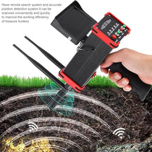 JHNKOJ Professional Metal Detector with LCD Display, Max 99M Search Range & 16M Depth, Ideal for Finding Gold, Silver, Copper, and Precious Stones Underground (Red)