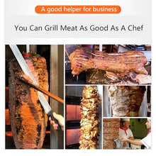 GESAIDES Electric Vertical Rotisserie, Shawarma Broiler, Kebab Grill Machine, Rotating Grill with Adjustable Temperature, for Home Restaurant Kitchen