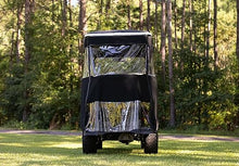 RED DOT Premium Golf Cart Enclosure for EZGO Express S4 Elite Golf Carts | Black AllGuard Fabric