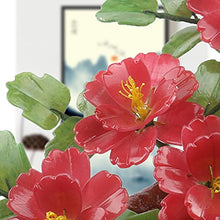 Tabletop Bonsai Peony Crafts Bonsai Jade Porch Bonsai Ornaments for Home Office Table Decor Chinese Feng Shui Decoration House Plant