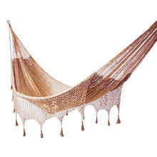 NOVICA Handmade Artisan Hammock Copper Filigree Solid Mayan Mexico Brown