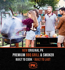 PK Grills Portable Charcoal Grill and Smoker PK300-BCX Graphite