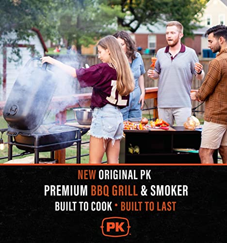 PK Grills Portable Charcoal Grill and Smoker PK300-BCX Graphite