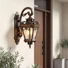 Kichler Tournai 24" 2 Light Outdoor Wall Light with Clear Seeded Glass in Londonderry