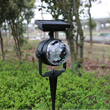 Solar Led Garden Light Rotary Color Projector Light Outdoor Lawn Stage Lamp Outdoor Landscape Pathway Yard Decoration