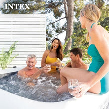 Intex PureSpa 4 Person Inflatable Hot Tub with Energy-Efficient Spa Cover