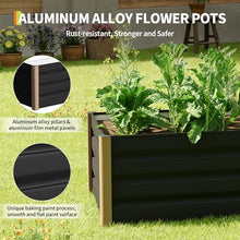 Garvee 79x32x16in Gray Aluminum Raised Garden Bed Planter Box, 2-Pack