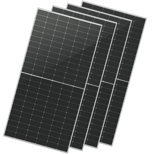 SUNGOLDPOWER 4PCS 560W Bifacial Solar Panel,N-Type 16BB,PERC Half-Cut Cell,Vmp 42.1V/PCS,Up to 30% Extra Power,IP68,48V Solar Panel for RV Home Farm Trailer Marine Off-Grid System(4 * 560W Bifacial)