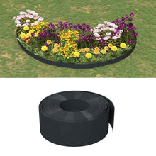 XIYYANUS Lawn/Garden Edging Borders, Garden 5PC Sizes Flower Beds(Black,20x0.2m)