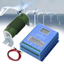 forplubossmmp Wind & Solar Hybrid Charge Controller 1600W Solar Controller 1200W, Wind Turbine Auto Regulator Wind Generator Controller with Function Keys, Renewable Energy Controllers 24V 48V