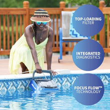 Aqua Select Meridian 5 Robotic Pool Cleaner for Inground & Above Ground Pools | Focus Flow Cleaning Technology | Cleans Floors Walls & Waterline | Top-Load Filter Cartridge | 60 Ft Swivel Cord