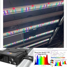 Mammoth Lighting Nova Sun Series LED Grow Light | Full Spectrum CMH Sunlike Grow Lamp with Far Red & UV Option | Dimmable High PPFD (8 Bar / 950w / 5x5 / 44" x 44" Spectrum Tuning)