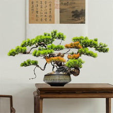 YXIANG56Q Fake Plants Large Faux Plants, Potted Pine Indoor Decor for Office Desk Home Table Bonsai Tree