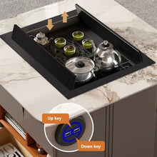 LICONG-2019 Tea Table Mobile Tea Table Modern Rock Slab Coffee Table Balcony Smart Lift Automatic Multifunctional Tea Table Side Table