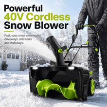 Cordless Snow Blower, Brushless Snow Shovel