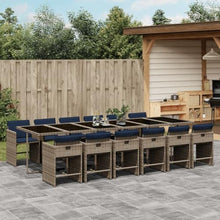 AMBERARD Patio Dining Set Set of 12 Gray Furniture Set