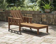 Martha Stewart by POLYWOOD® Acadia Chaise Lounge in Teak