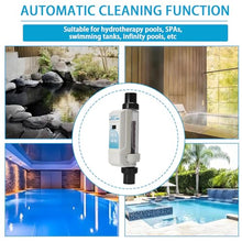 AiODiO Saltwater Chlorinator,with Titanium Cell, Digital Display & Self-Cleaning Function, Chlorine Production: 8/12 / 16/20 g/H, for Swimming Pool, Spa Pool 8g/H