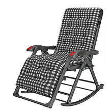 ntumLeap Chair, Patio Lounge Chairs Garden Rocking Chair with Mattress Folding Recliner Outdoor Adjustable Sun Lounger Rocker Zerovity Seat