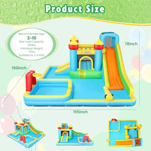 AKEYDIY Inflatable Bounce House Water Slide Bright Color