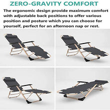IIPOSAQQ Sun Lounger Garden Chairs Zero Reclining Beach Sun Lounger Heavy Duty Outdoor Deck Folding Chair for Zero for Heavy People Portable Beach Camping Chair