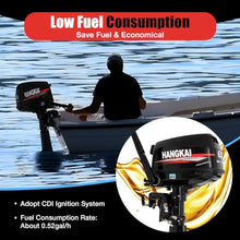 TFCFL 4-Stroke 6.5HP Outboard Motor 123CC Black