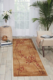 Nourison Somerset Rustic Area Rug 9'6" x 13' Latte