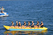 Island Hopper 8 Passenger Inline Heavy Duty Commercial Banana Boat Yellow