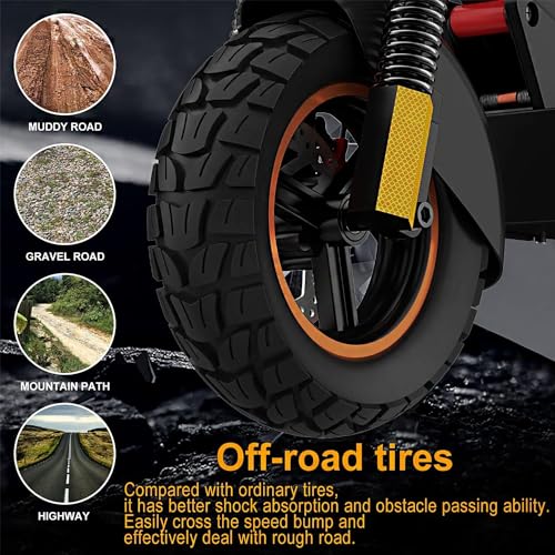 iENYRID Adults Electric Scooter 800W Motor 10" Off-Road Tires 48V 28mph Black