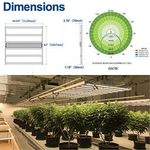OSTEK 660W LED Grow Light with High-Efficiency LM301B & 660nm Deep Red Diodes, Full Spectrum Dimmable, Foldable Silent Design, Replaces 1200W HPS, Coverage 6x6 ft for Indoor Plants