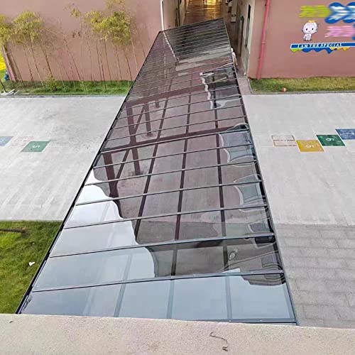 Polycarbonate Plastic Sheet PC Fully Transparent Endurance Panels Light-bearing Panels With Protective Film Impact Resistant For Garden Greenhouse, Storage Shed, Sunroom ( Color : Clear-1.2mm , Size :