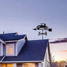 Decorative Wind Vane Weather Vane Garden Mount Yard Stake Iron Weathervane Farm Durable Scene Outdoor Yard Weather Vane Professional Measuring Tool (Wine Bottles) (Sailing Ships)