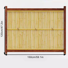 DECORN Wood Garden Fence Privacy Fence Screen Outdoor Wooden Landscape Edging Decorative Border for Yard Patio Pathway Courtyard Maintenance, 59.1" L,A-47.2" H