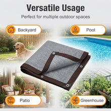 LJTGFHP 90% Sun Shade Cloth with Grommets, 40x46 ft Pergola Shade Cover Canopy, Mesh Tarp Sun Screens for Patio, Outdoor, Garden, Backyard, Gray
