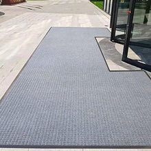 Large Doormat Washable Indoor Outdoor, Front Door Mats for Entrance Hallway, Welcome Entryway Rugs Dirt Trapper Non Slip Washable (Color : Gray, Size : 120x240cm/47x94.5in)