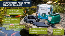 Webb's PR100K Pond Ripple Aeration Pond Kit - For Fish Ponds up to 10,000 gallons