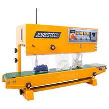 JORESTECH Continuous Plastic Bag Band Sealing Date Sealer Printer Machine Silver