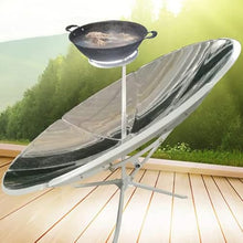 Portable Solar Cooker, 1800W 1.5m Diameter Camping Outdoor Solar Cooker, Parabolic Focal Spot Temperature:700-1000°C, Sun Oven for Solar Heating, Outdoor Barbeque Picnic