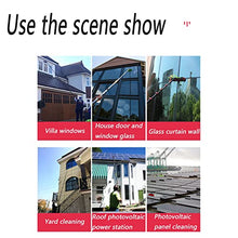 Water Supply Rod kit,Also suitable for photovoltaic and solar panels,32 cm Brush Head Adjustable,Window and Solar Panel Cleaning System with Brush,3.6-10.8mLong Pole,7.2m/24FT
