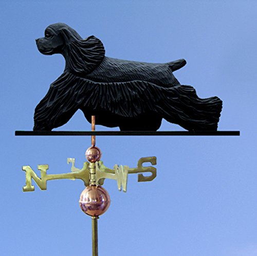 None Airedale Hand Carved & Painted Weathervane 22 Inch