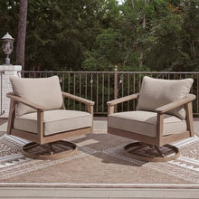 Signature Design by Ashley 1-Piece Wicker Swivel Lounge Chair, Gray