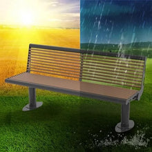 Outdoor Bench Full Steel Outdoor Bench, Outdoor Garden Bench with Backrest, Armless, Stable Metal Leisure Seat for Patio Garden Yard, Easy to Install Garden Benches (Color : 180 * 54 * 78cm) (120*54*