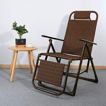 FENOKD Rocking Chair Rocking Chair Folding Chair Lounger PE Rattan Steel Frame Beach Deck Chair Garden Chair Interesting