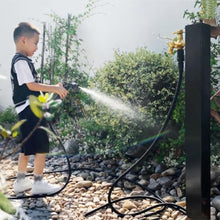 PUCNHZYNW Self-Standing Garden Water Column with Dual Taps - Outdoor Faucet System for Efficient Irrigation & Gardening, Durable Water Distribution Fountain SPO